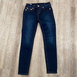 True religion Halle mid rise super skinny jeans 29